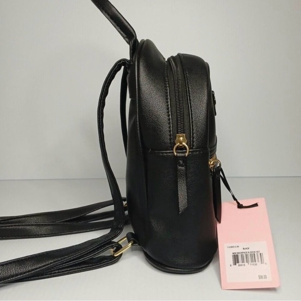 🚫SOLD🚫Juicy Couture Black Mini Backpack with Gold Accents plus Essentials - Picture 5 of 6